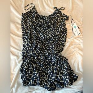 Nine Britton Navy Floral Dress